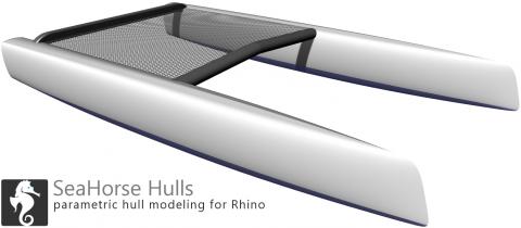Parametric modeling plugin for catamaran hulls.
